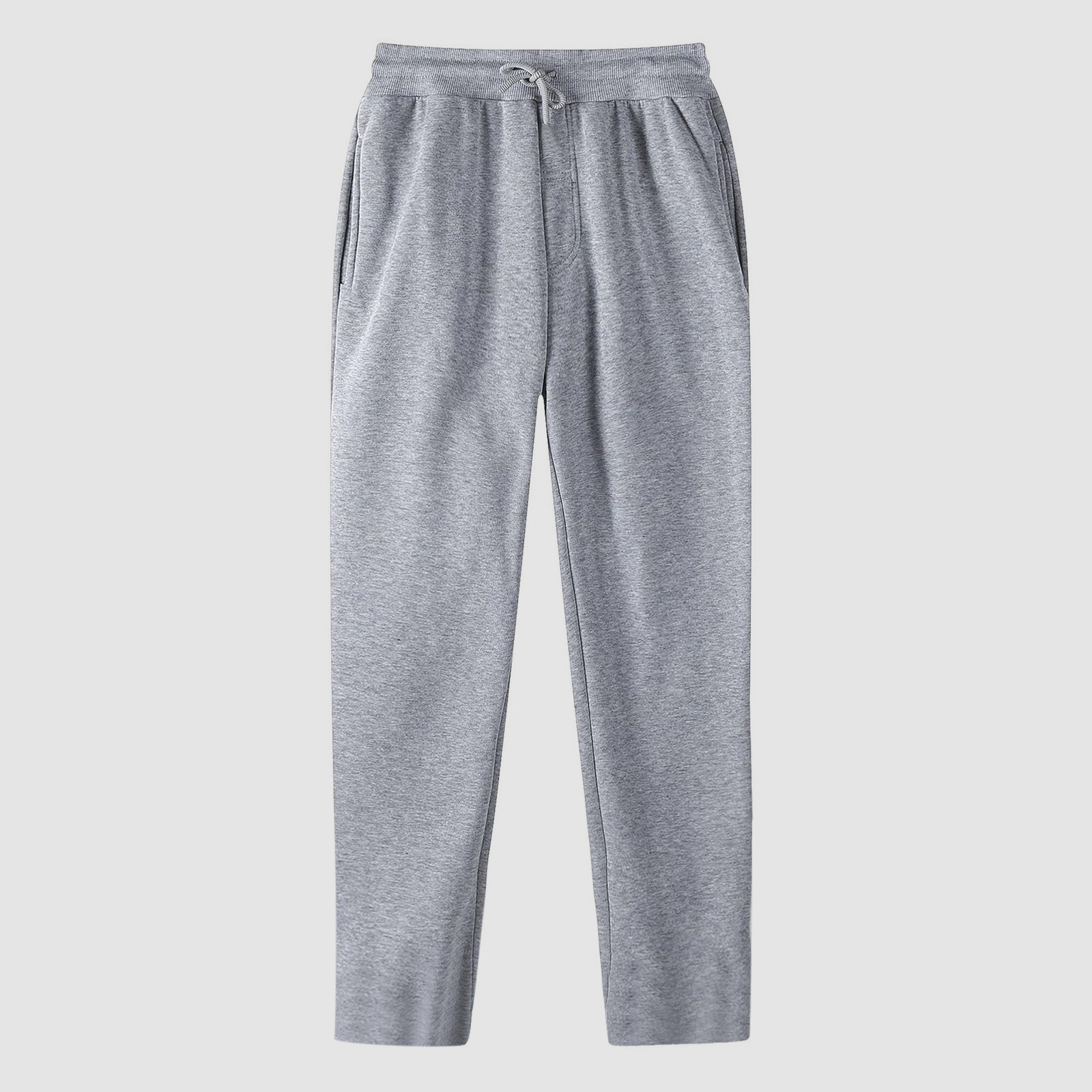 thumbnail image 4 of Pantalones de chándal con forro polar para mujer: cintura alta, bajo con volantes, cintura elástica; pantalones anchos de poliéster con bolsillos; aptos para uso informal/deportivo; tallas S-XXXL., 4 of 4